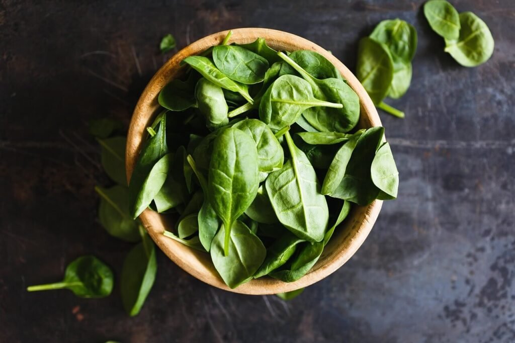 Spinach for dogs – iron-rich leafy green with antioxidants (fed in moderation)