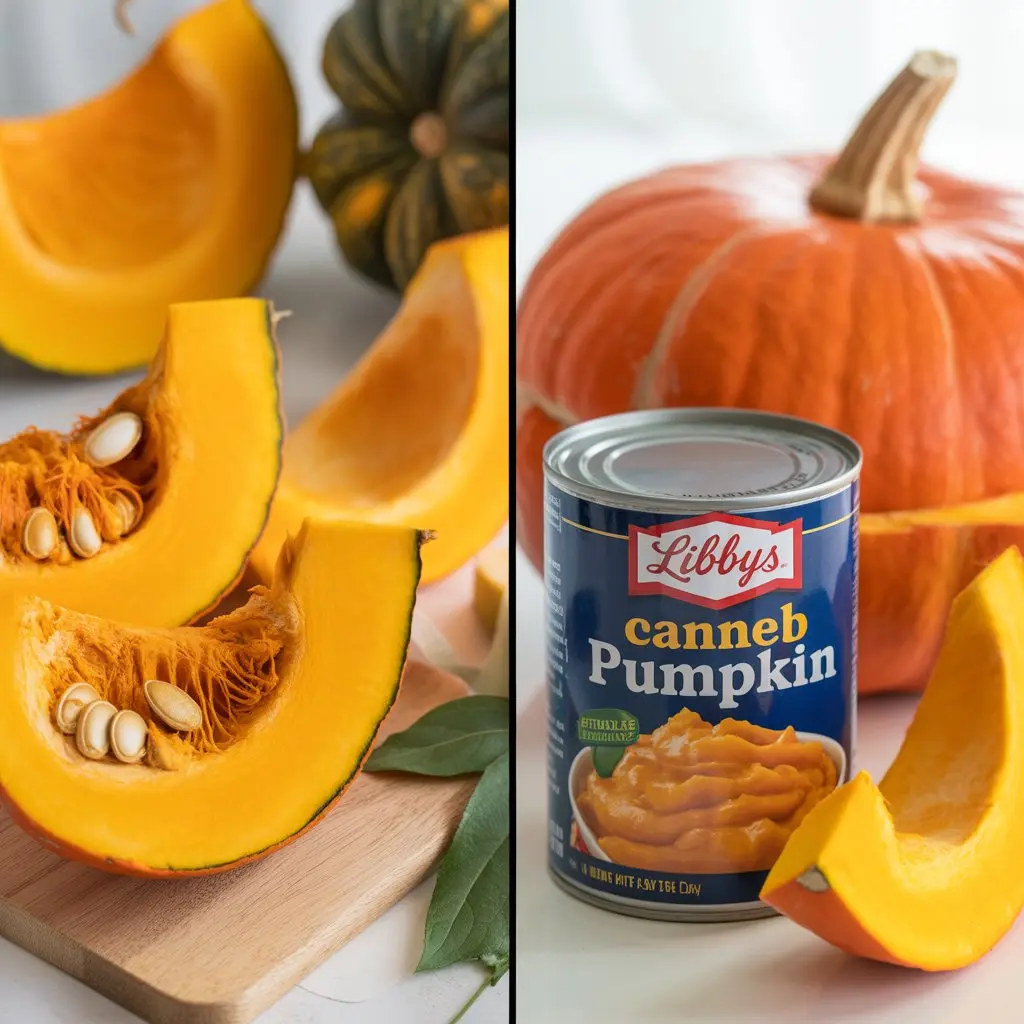 Comparison of fresh pumpkin and canned pumpkin for dogs