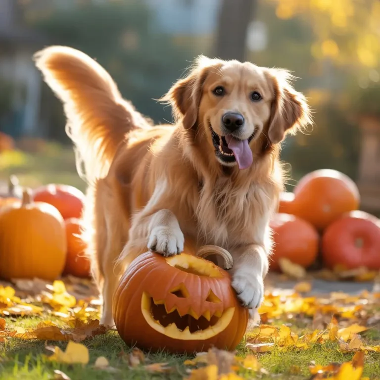 Happy dog enjoying pumpkin – Ultimate 2025 guide to feeding pumpkin to dogs